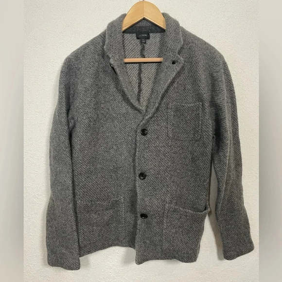 J.Crew Wool-Blend Button-Up Cardigan Sweater - Size L . Cozy ! - Picture 14 of 17